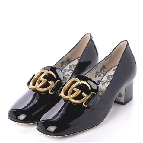 gucci patent heels|gucci patent loafers.